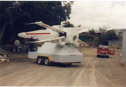 Star Wars 'X-Wing' Christmas Parade Float - Back