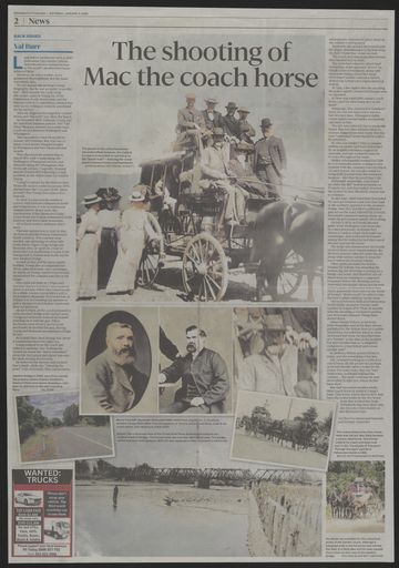Back Issues: The shooting of Mac the coach horse - Resource cover image