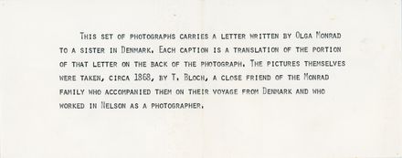 Photographic Letter from Olga Monrad - Resource cover image