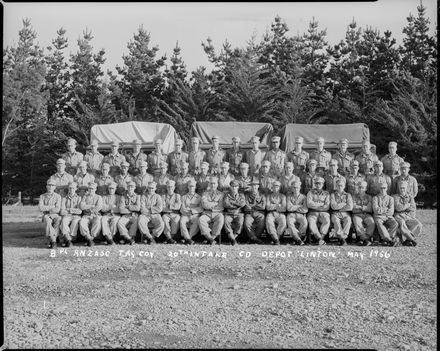 B Platoon, Royal New Zealand Army Service Corps (RNZASC) TRG Company, 20th Intake, Central District Training Depot, Linton - Resource cover image