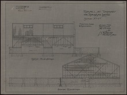 2021Pa_LGWest-S4-142_035167_003 - Plans for a Flaxmill at Tokomaru