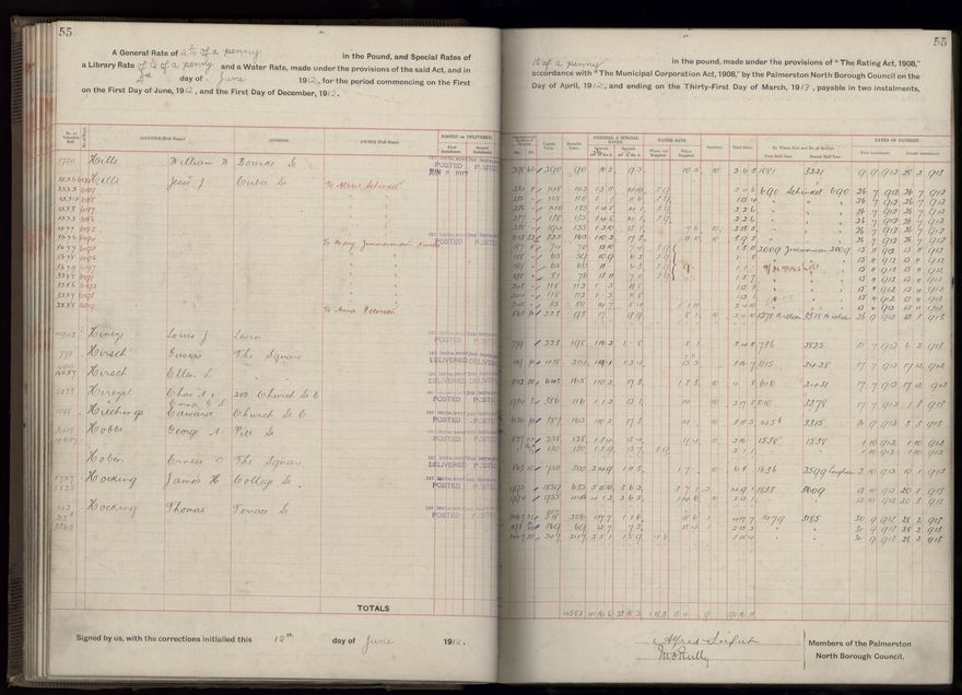 Rate book, 1912-1913 - 2021Pa_PNC2-23-2-V20_034001-0058