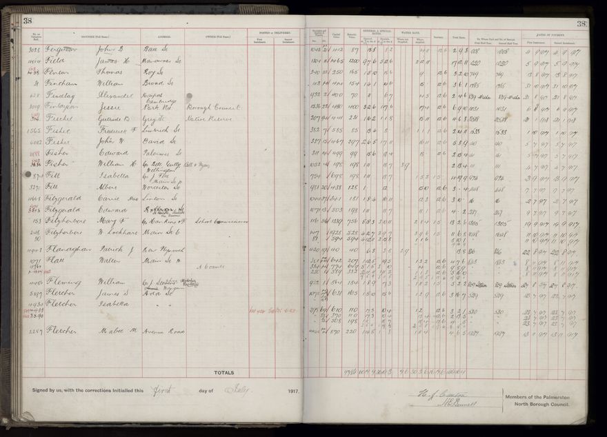 Rate book, 1917-1918 - 2021Pa_PNCC2-23-2-V25_034395-0043
