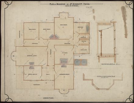 L. G. West, Plans for a Residence,  Foxton