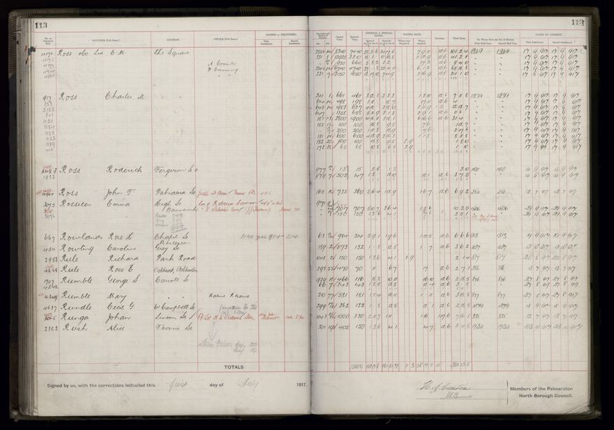 Rate book, 1917-1918 - 2021Pa_PNCC2-23-2-V25_034395-0119