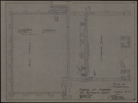 L. G. West & Son, Plans for a Flaxmill at Tokomaru