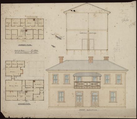 L. G. West, Plan for Junction Hotel, Longburn