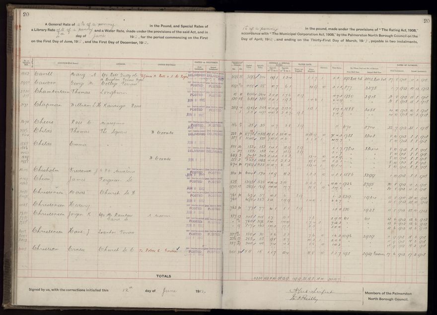 Rate book, 1912-1913 - 2021Pa_PNC2-23-2-V20_034001-0023