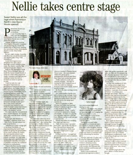 Memory Lane - "Nellie takes centre stage" - Resource cover image