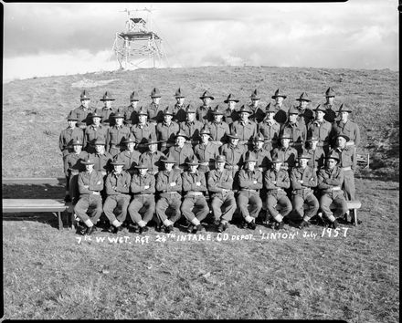 7th Platoon, Wellington West Coast and Taranaki (WWCT) Regiment, 24th Intake, Central District Training Depot, Linton - Resource cover image