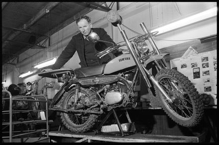 Man with Yamaha Motorcycle - Resource cover image