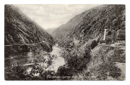 Postcard - Gorge near Dannevirke - Resource cover image