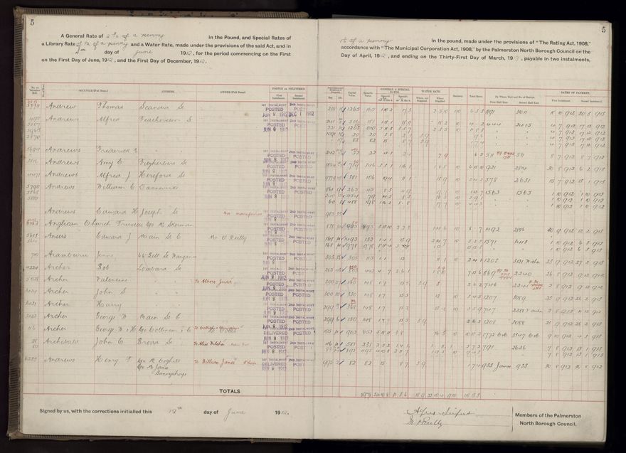 Rate book, 1912-1913 - 2021Pa_PNC2-23-2-V20_034001-0008
