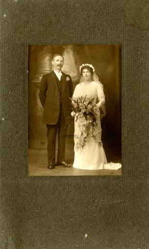Wedding photograph of Marjorie Greaves Buchanan and David Millar - Resource cover image