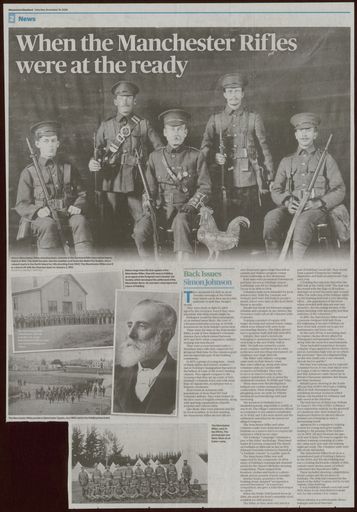 Back Issues: When the Manchester Rifles were at the ready