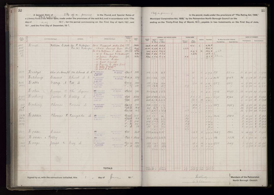 Rate book, 1911-1912 - 2021Pa_PNCC2-23-2-V19_034000-0056