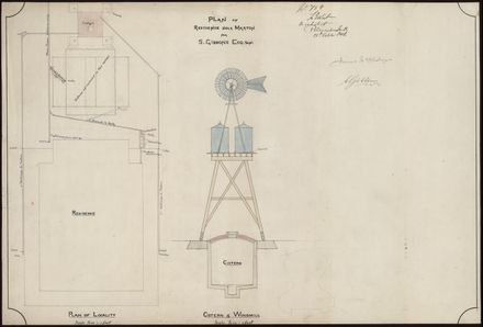 L. G. West, Plans for a Residence for S. Gibbons