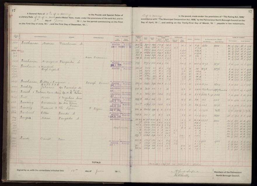 Rate book, 1912-1913 - 2021Pa_PNC2-23-2-V20_034001-0020