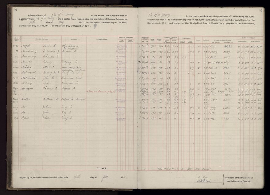 Rate book, 1913-1914 - 2021Pa_PNCC2-23-2-V21_034002-0009