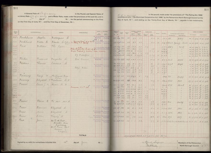 Rate book, 1912-1913 - 2021Pa_PNC2-23-2-V20_034001-0104