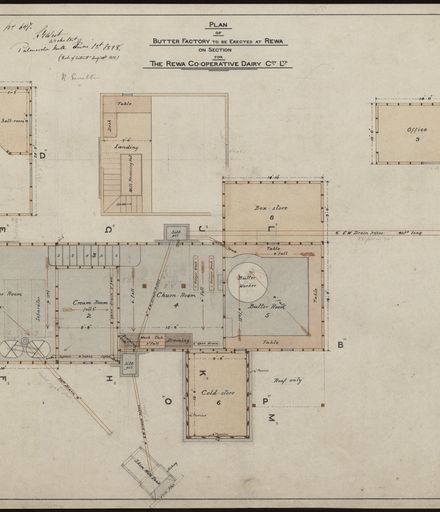 Plans of Butter Factory, Rewa