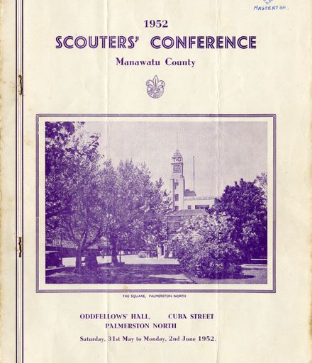 'Scouters Conference' programme