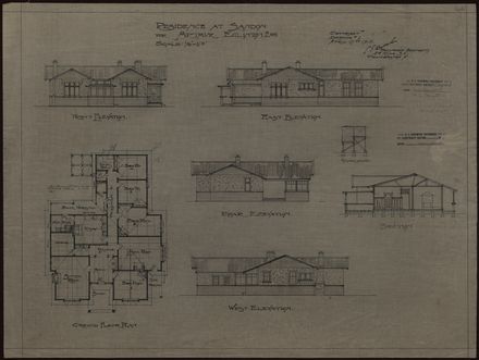 Plan for a Residence, Sandon
