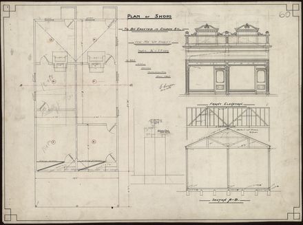 L. G. West, Plans for Shops in Church Street