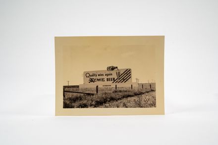 Acme Beer Billboard Photograph