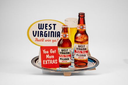 West Virginia Pilsner Cardboard Sign