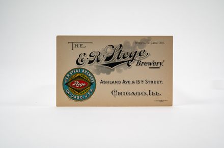 The E. R. Stege Brewery Trading Card