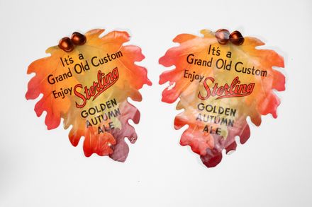 Sterling Golden Autumn Ale Leaves (2 ct)