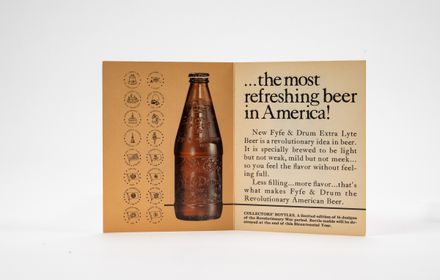 Fyfe & Drum Extra Lyte Beer Card
