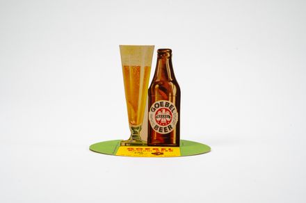 Goebel Bantam Beer Die Cut Table Tent