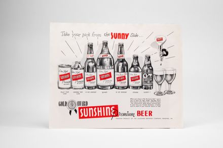 Sunshine Beer Paper Poster