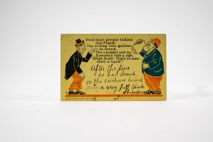 Beer Poem Postcard Vicksburg