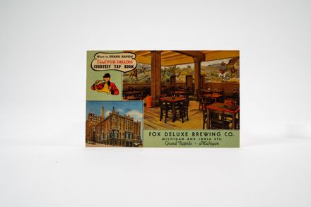 Fox DeLuxe Brewery Postcard