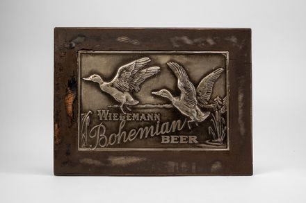 Wiedemann Metal & Wood Framed Sign