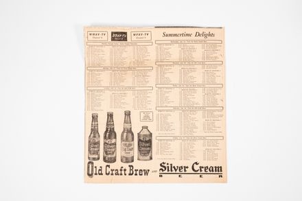 Old Craft Brew & Silver Cream 1955 Newspaper Ad