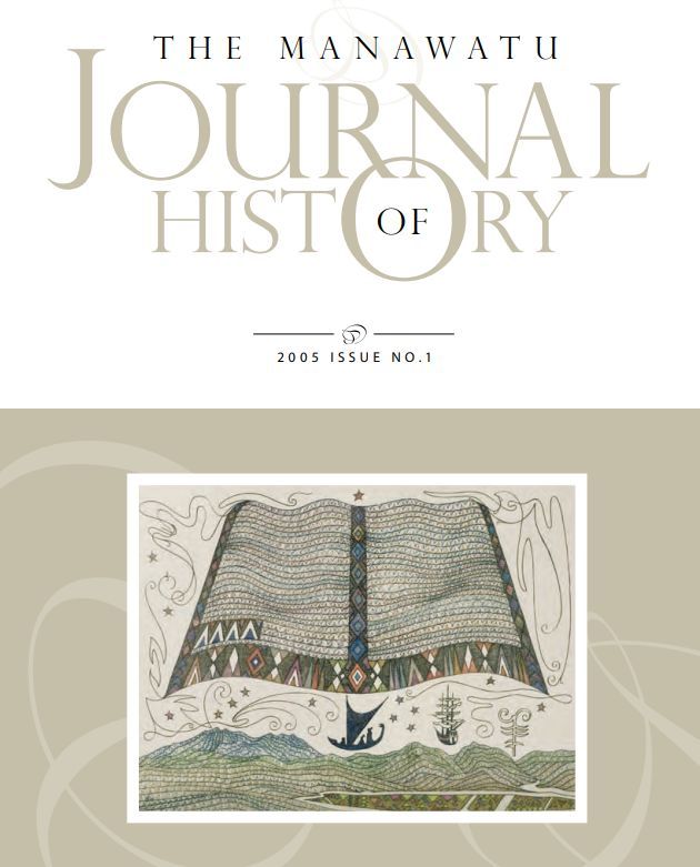 The Manawatū Journal of History The Manawatū Journal of History